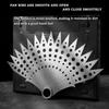 Outdoor Self-Defense Kung Fu Tai Chi Adult Pure Metal Stainless Steel Folding Fan,Full Metal Hand Held Fan, Easy To Carry Self-Weapon