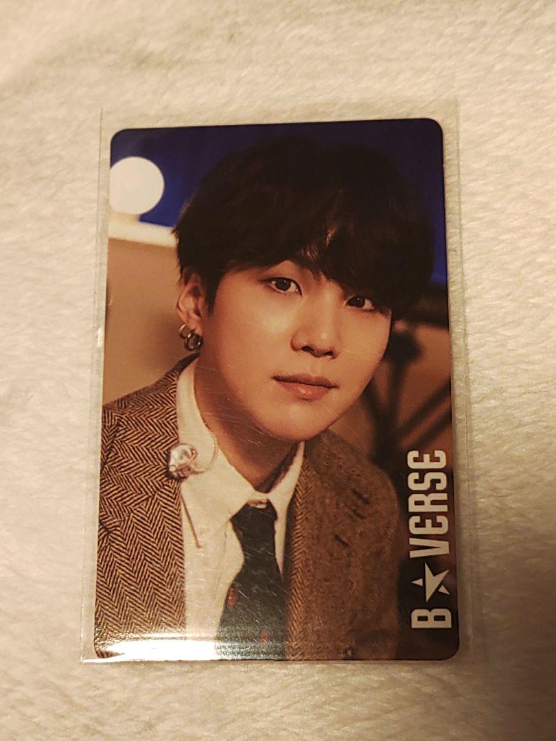 

[USED] BTS BVERSE SUGA Trading Card New Design Admission Bonus Photo Card