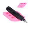 Multi functional Silicone Microblading Pen Rack Tattoo Ink Pigment Cup Holder Stand Pink