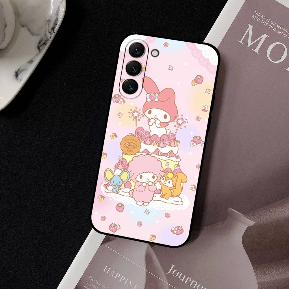 Cute Cartoon M-Melody Phone Case For Samsung Galaxy S21 S22 S23 S24ULTRA S25ULTRA FE Ultra Plus5G A52S S26 Soft Cover