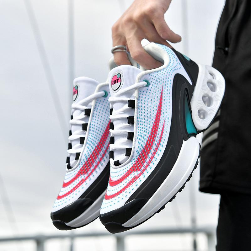 Shoes Men's Spring New Breathable Air Cushion Running Shoes Large Size 47 Casual Shoes Lightweight Soft Sneakers 2025