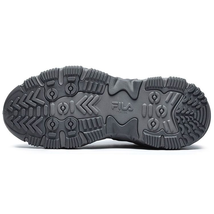 FILA Predator 2 Fabric Synthetic Leather Sports Retro Low-Top Lifestyle Casual Shoes Men sneakers Caviar-Gray F12M232140FCA