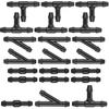 60Pcs Windshield Wiper Hose Connectors, Windshield Washers Tube Adapter | 20 2-Way I Type 20 3-Way T Type 20 3-Way Y Type Universal Wiper Fluid Tube