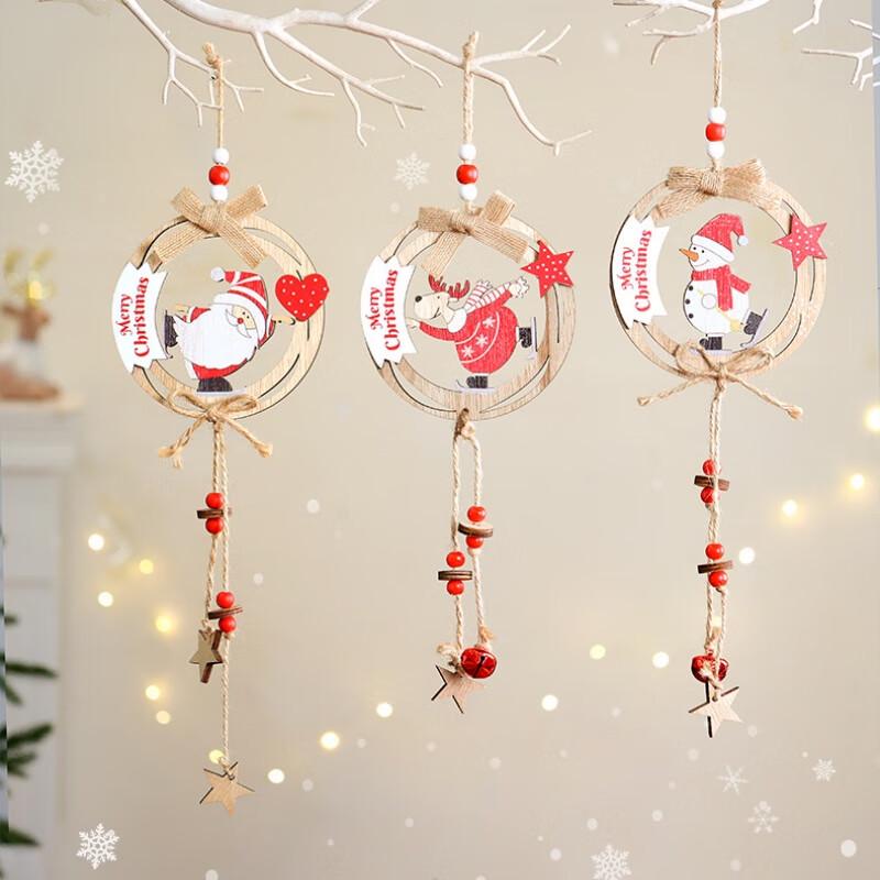 

Wooden Christmas Tree Hanging Ornaments