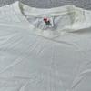 Distressed Vintage Hanes T-Shirt Mens XS Blank White Crewneck Single Stitch Tee