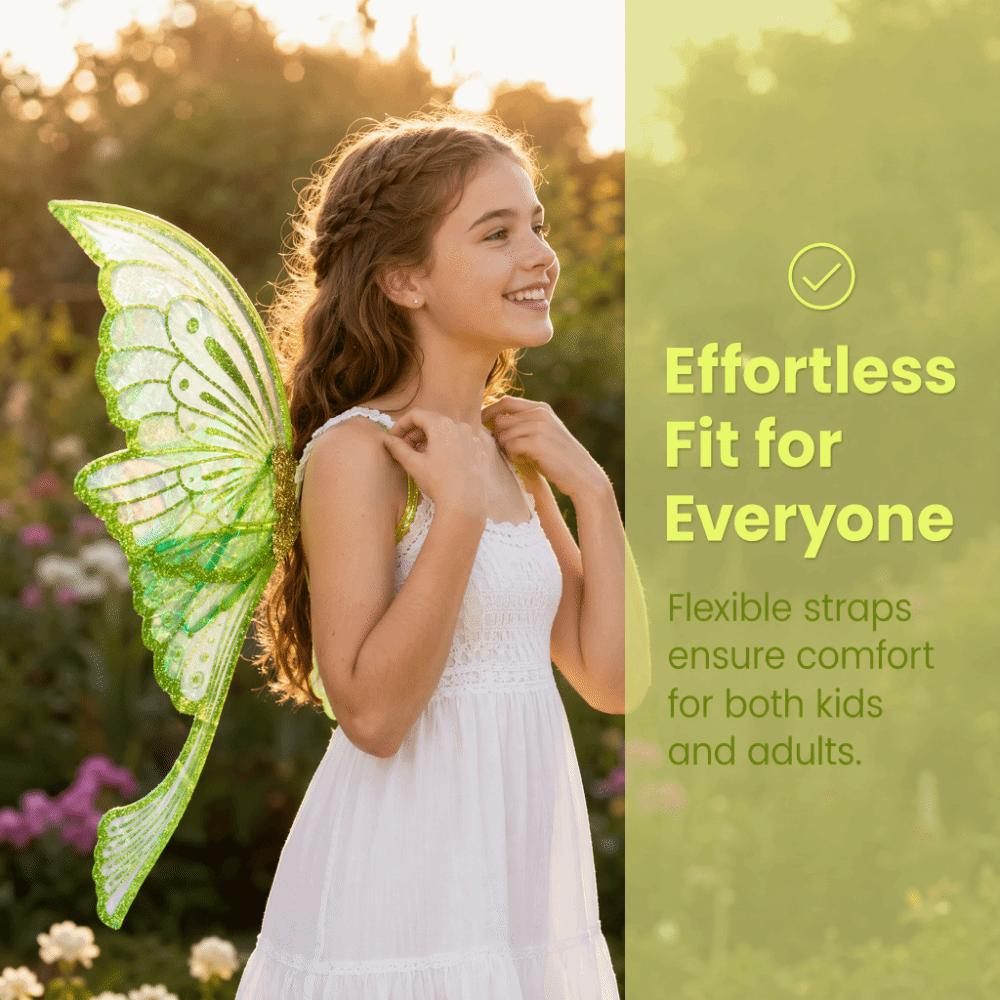 Sparkling Fairy Wings Phoenix Tail Butterfly Butterfly Costume Wings for Women Girls