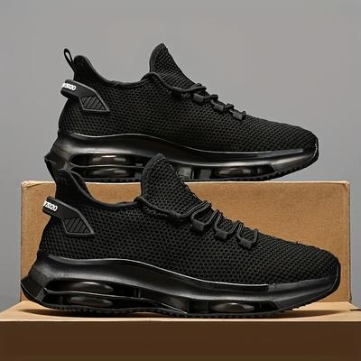 Scarpe da Ginnastica da Corsa Sportive da Uomo Nere Scarpe da Jogging Scarpe Sportive Casual Marroni Outdoor Rete Traspirante Leggere Ammortizzanti Tennis