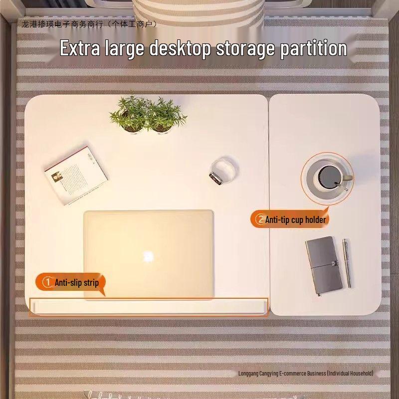 Portable Foldable Laptop Desk - Multi-functional Bedside or Dorm Study Table, No Installation Needed