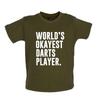 Wereldbeker Okéste Darter - Kinderen Baby Kinderen Jongens Meisjes Unisex T-shirt / Rompertje - Grappige Gerwen Luke