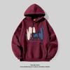 Autumn and Winter Fashion Hoodie with Velvet