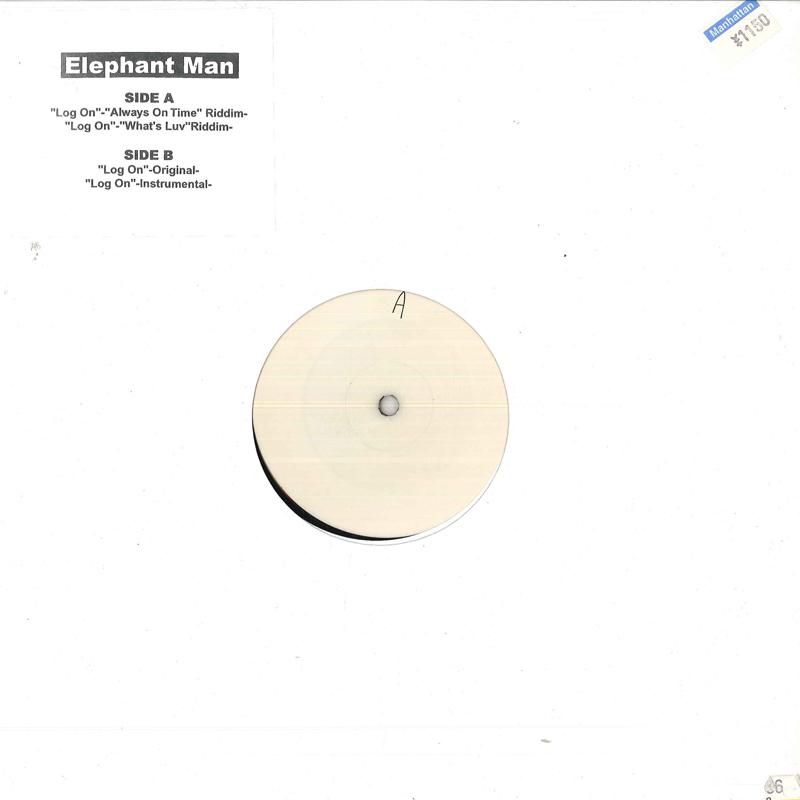 

12inch Record ELEPHANT MAN - Log On NONE NONE Reggae, Ska & Dub Used