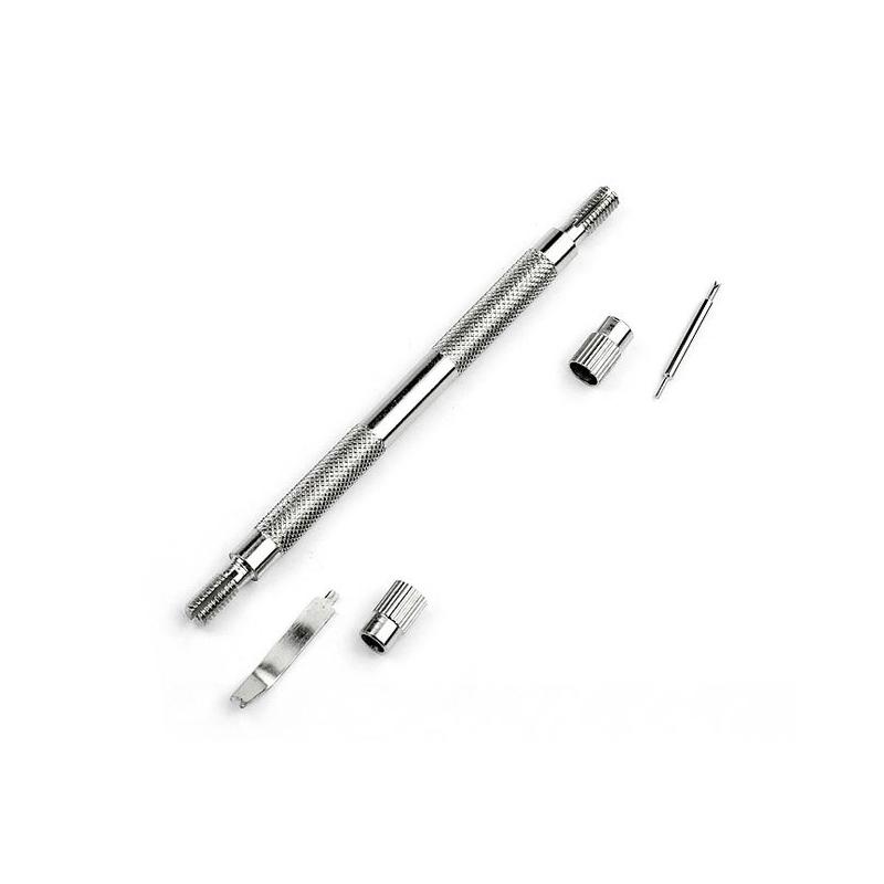 4Pin Replace Watch Strap Spring Set Repair Wrist Watch Spring Pine Needle Bar Pose Filed Pin Barrette Removal Tool