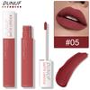 DUNUF 8 Colori Nude Marrone Lucidalabbra Rossetto Velluto Opaco Rossetto Liquido Impermeabile a Lunga Tenuta Trucco Sexy per Donne Tinta Labbra