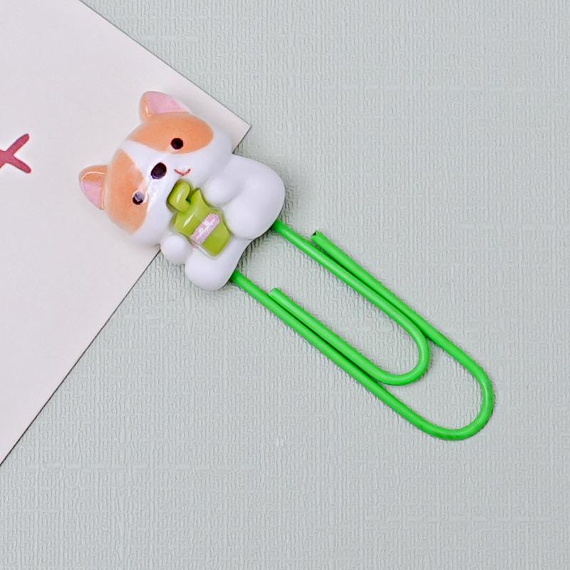 

Милая закладка-скрепка Корги для студентов - Цветные скрепки для файлов и контрольных работ