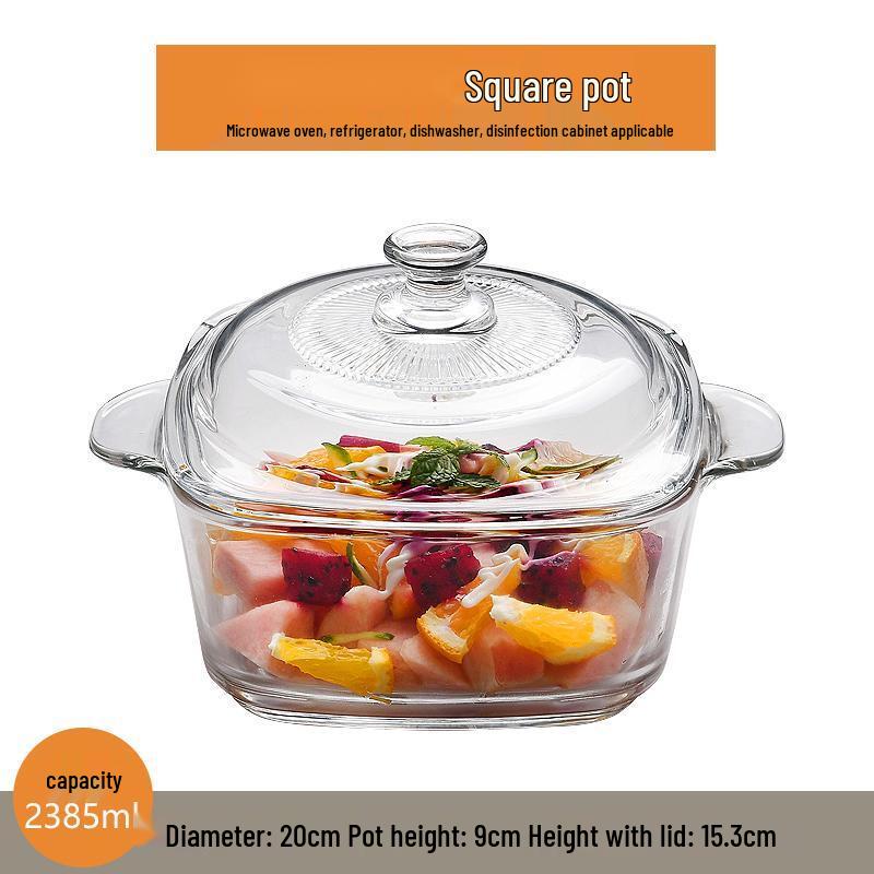 Heat-Resistant Glass Bowl