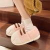 Fashion Women's Flat Cotton Boots Winter New Fashion Round Head Deep Mouth Plush Soft Sole Non-slip Low-top Shoes