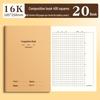 16K Kraft Paper Notebook for Primary & Junior High Students: English Composition, Chinese, Math, & Pinyin Practice Book