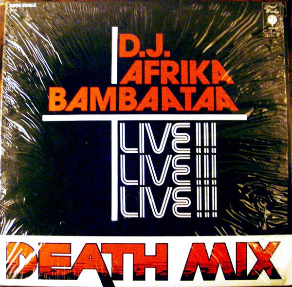 

12inch Record DJ AFRIKA BAMBAATAA - Death Mix Live!!! 12X3310A PAUL WINLEY 1983 US Rap & Hip-Hop/R&B Used
