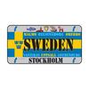 National Flag Metal Tin Sign Vintage Poster France Spain USA License Plate for Bar Home Restaurant Wall Decor 15x30cm