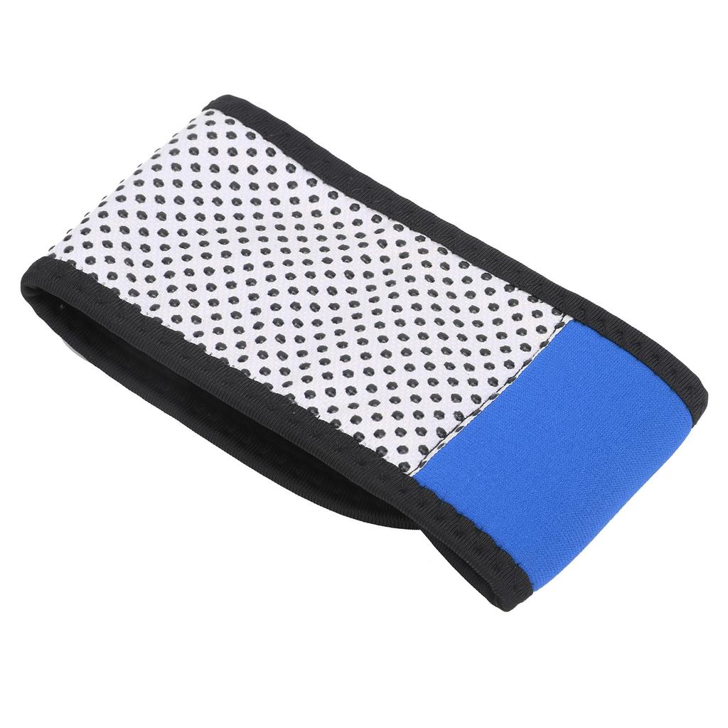 Selbsterwärmende Magnet Handgelenkstütze Winter Warmhalten Band Sport Turmalin Armband(Schwarz Blau