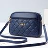 Rhombus Embroidered Square Bag Womn Hn Handbag Fashion Trendy Bag