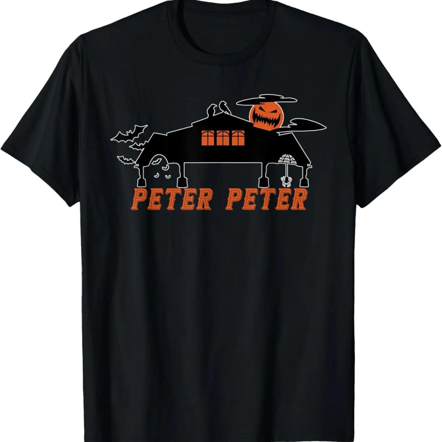 Peter Pumpkin Eater Couples Halloween Costume Funny T-Shirt S чёрный