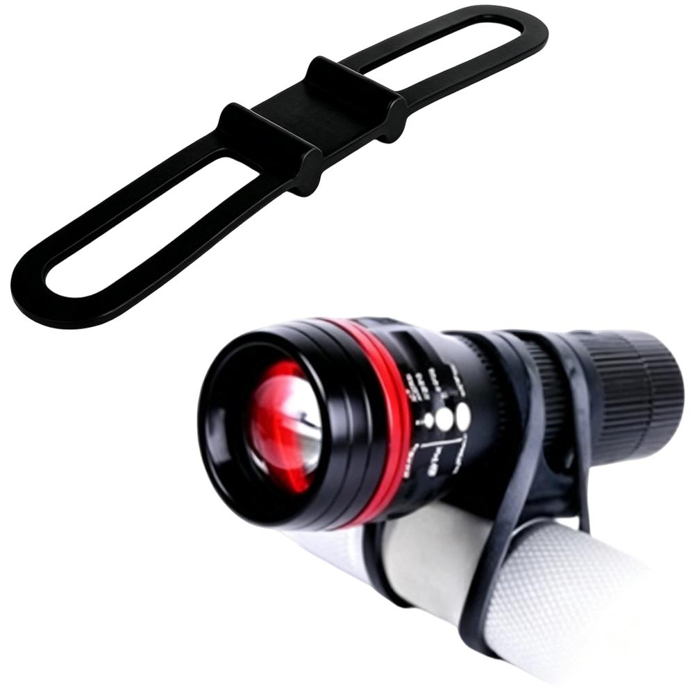 5PCS Silicone Mobile Phone Bicycle MTB Flashlight Flashlight Bracket Bicycle Lamp With Flexible Lamp Holder Easy Installation