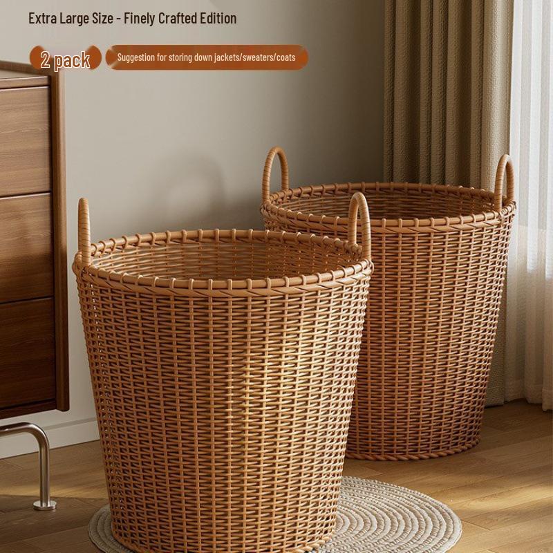 Elegant Large-Capacity Laundry & Toy Storage Basket
