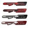 3D Metal Car Tuning Atuo Emblem Sticker GT Line Decals For Forte Ceed For Hyundai I30 Solaris Tucson For Peugeot 206 308 208