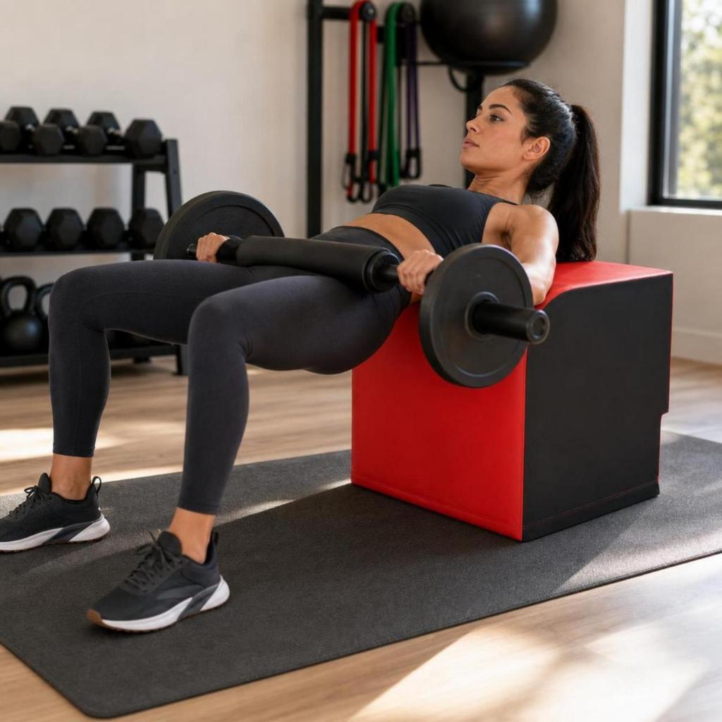 Hip Thrust Box Soft Block Waterproof for Home Gym, Stretching Corners