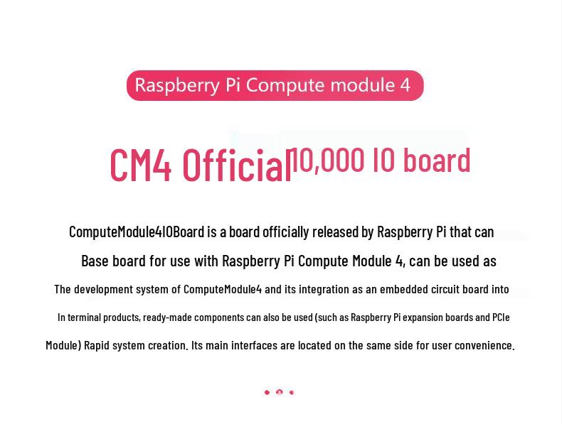 Raspberry Pi CM4 IO Board Expansion for Compute Module 4 Development.