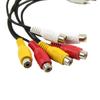 Durable Practical TV DVD Player Cable Connectors Audio Cable 30cm Device AV Adapter Cable Video