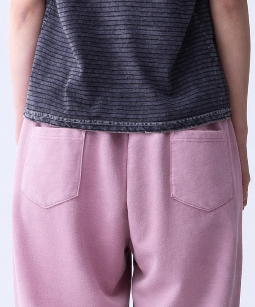 ADERNM Pigment Straight Two-Pocket Elastic Waist Pants Pink
