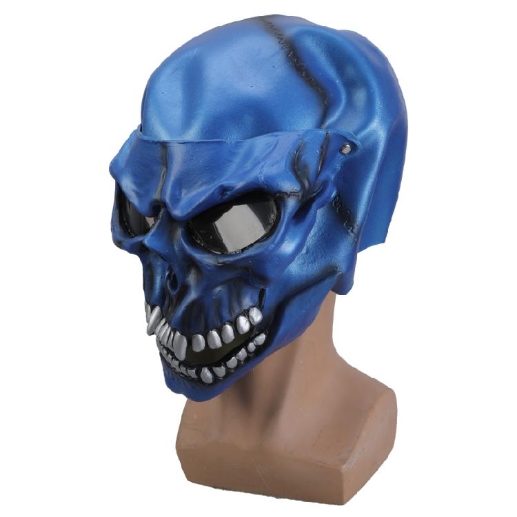 Washable Skull Skeleton Visor Adjustable Motorcycle Helmet Skull Mask Prank Prop