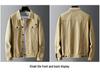 Men's Spring/Autumn Korean Style Denim Jacket - Trendy Loose-Fit Cotton Casual Jacket