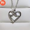 Hi Trendy Silver Color Heart Necklace Women Infinity Pendant Chain Necklace Wedding Party Jewelry Anniversary Gifts