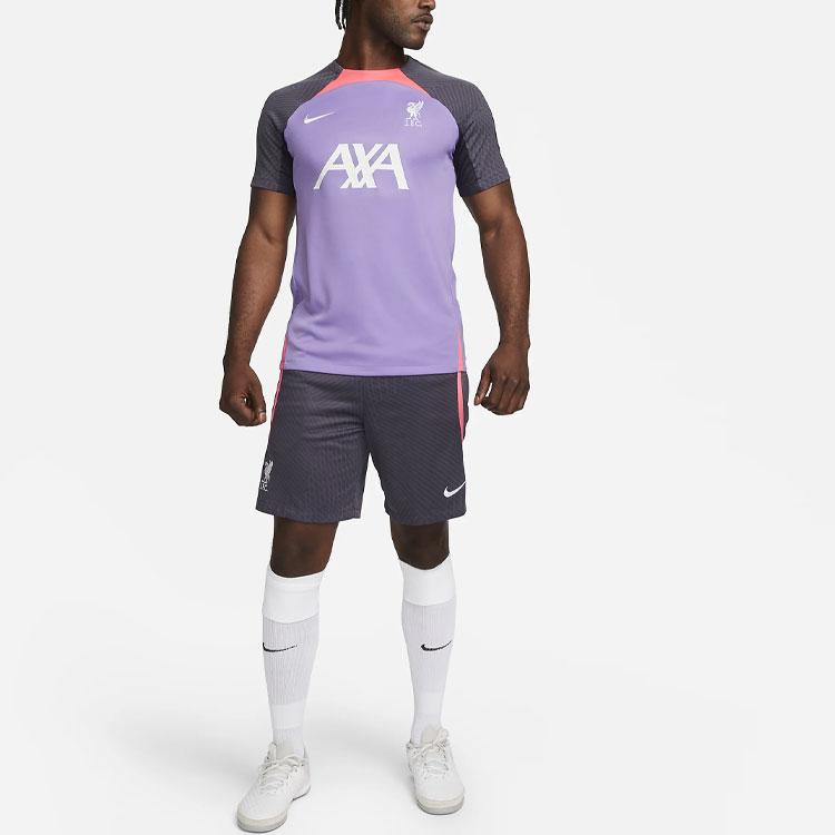 New Nike Dri-FIT Liverpool FC Strike Third Soccer Shorts Men's Gray FJ8878-015