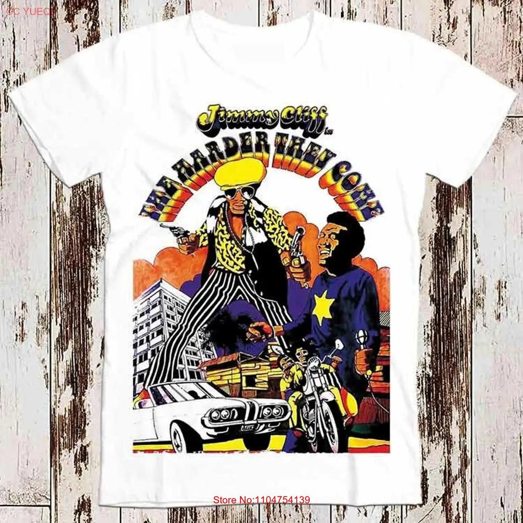 The Harder They Come Poster 70s Jimmy Cliff Film Music Best Seller T Shirt 8652 Vintage Washed Versatile Soft Designer Clothes