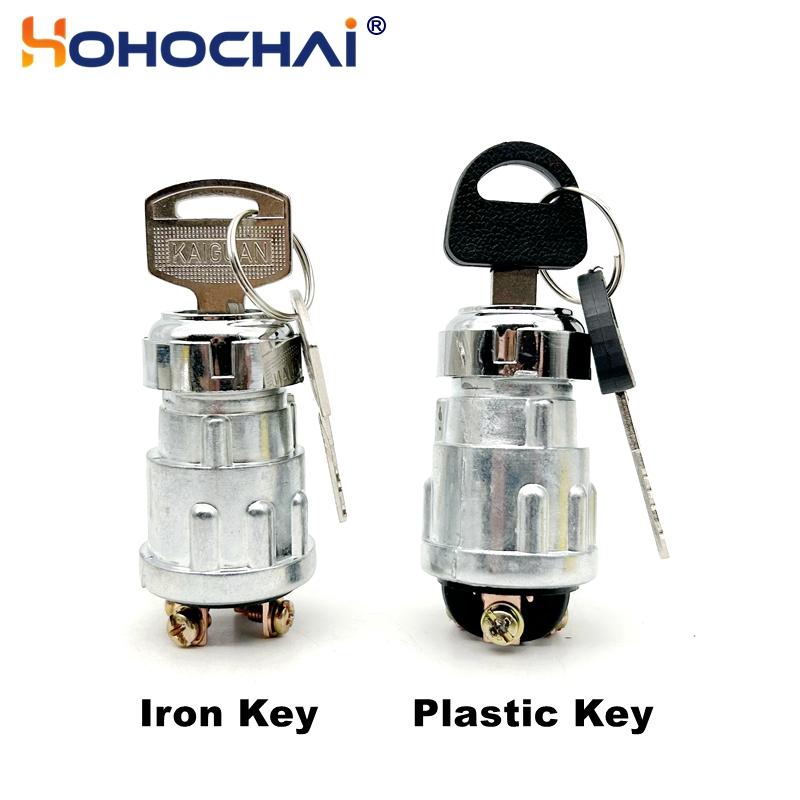 JK423 JK424 Universal Car Boat 12V 3/4 Position Ignition Start Switch Key Lock Suitable for Petrol Engine Farm Machines