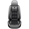 All-Season Nappa Leather Car Seat Cover with Full Coverage and Backrest Pad