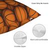 Basketball Square Pillow Cases Sports Ball Games Cushion Cover Fashion Polyester Decorative Pillowcase for Living Room 40x40cm