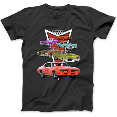 1964 64 65 66 69 70 2006 04 05 GTO Classic Vintage Car T-Shirt, Sweatshirt, Hoodie for Men Women Kids Made In Canada Black