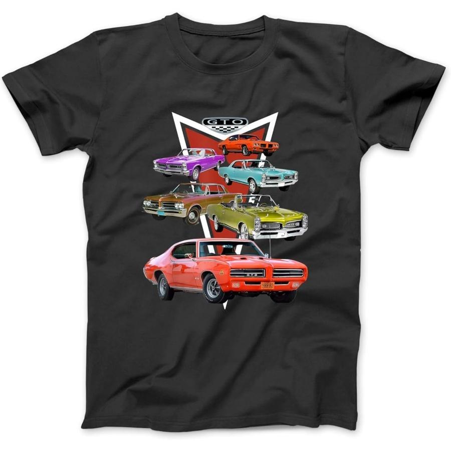 

1964 64 65 66 69 70 2006 04 05 GTO Classic Vintage Car T-Shirt, Sweatshirt, Hoodie for Men Women Kids Made in Canada Black XXXXXL різнокольоровий