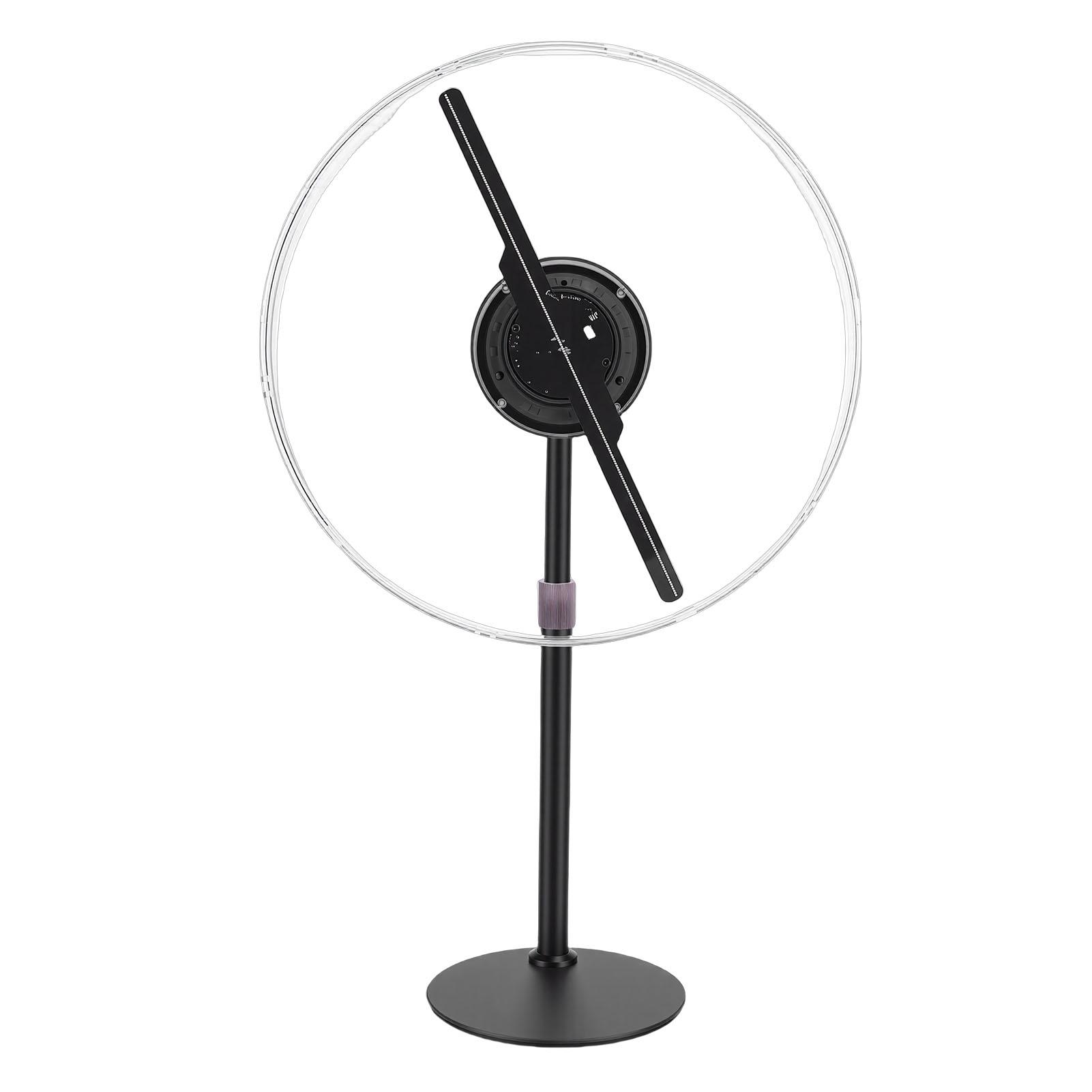 

3D Hologram Fan with Cover 12.59 Inch 3D Holographic Fan Projector Advertising Display with Remote 234 LED Beads Type 1