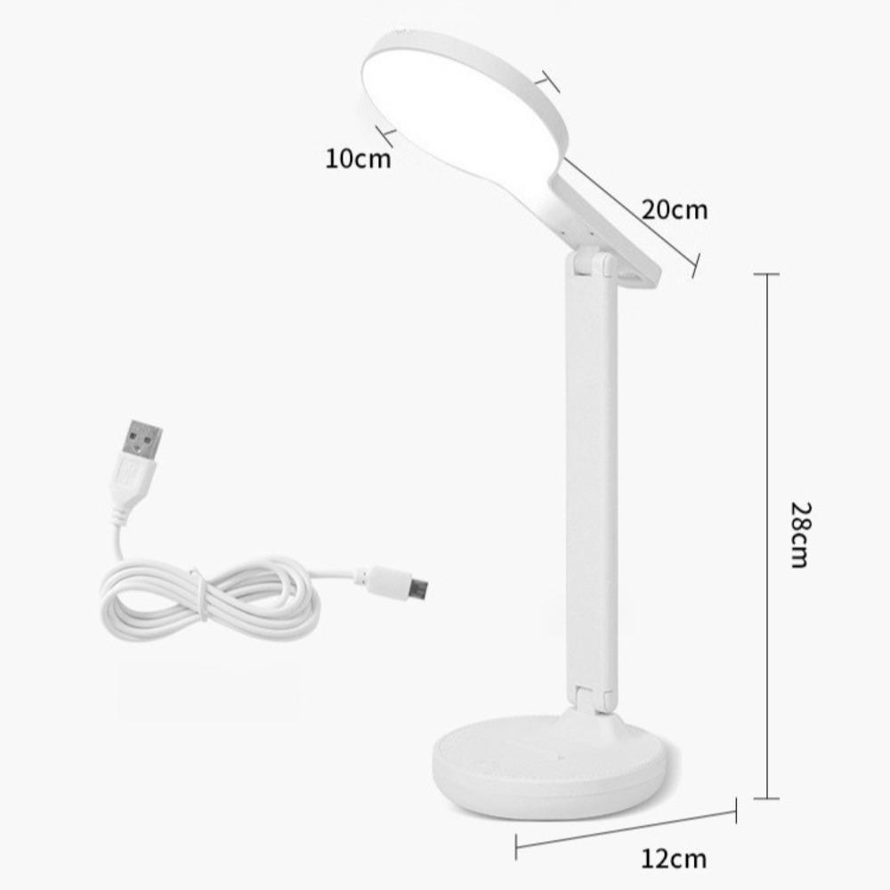 LED Lamp USB Plug-in Three-level Dimming Desk Lamp The Base Can Be Used As A Stand To Fold Eye Protection Reading Night Light