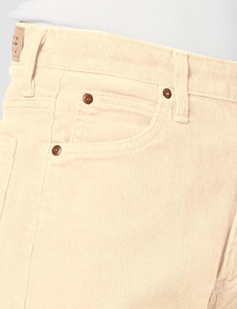 Lee Corduroy Stretch Ivory Women's Wide-Leg Pants, LL2708,