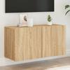 VidaXL Wall-mounted TV Stand Sonoma Oak 80x30x41 Cm 836956