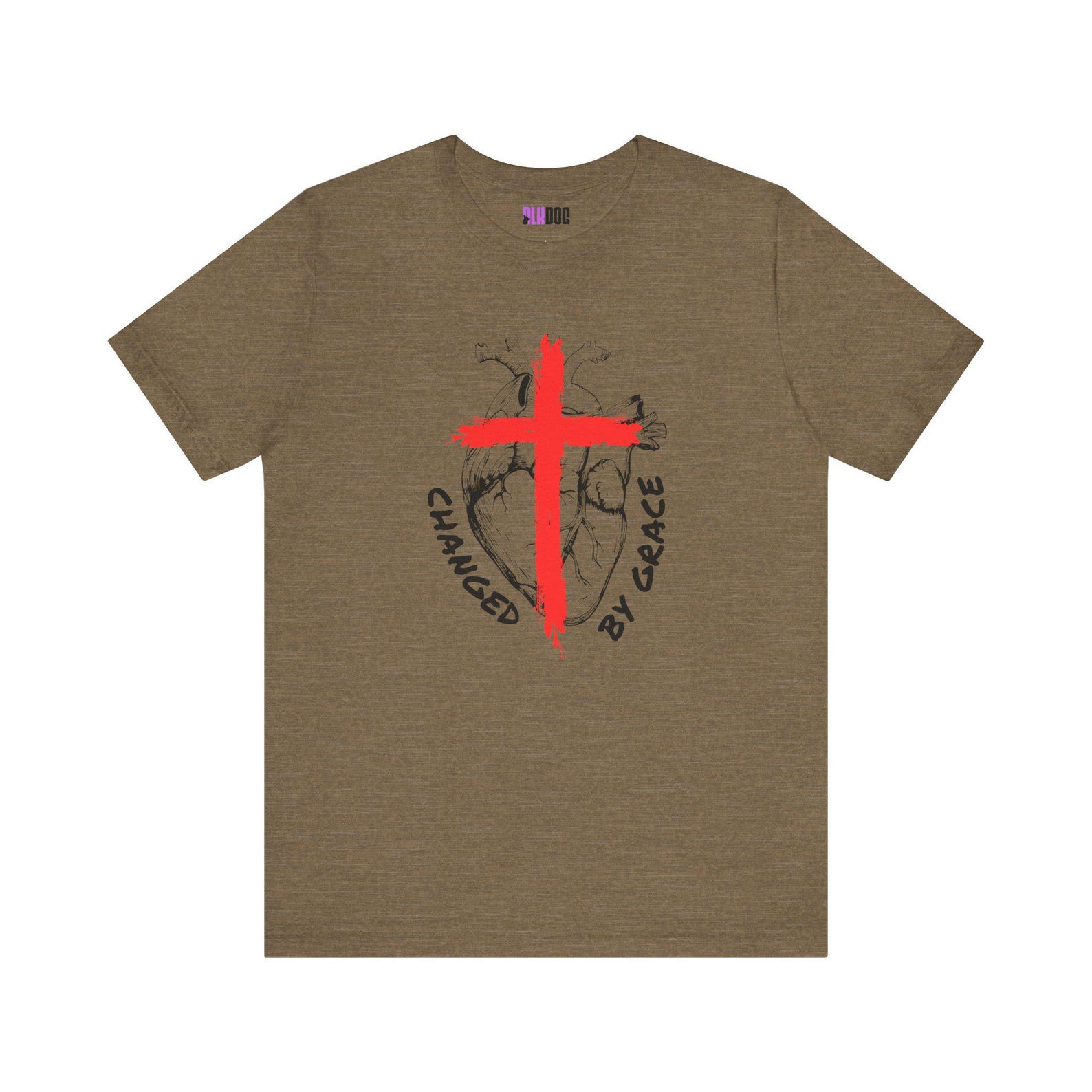 Christian Unisex Tee, Grace and Cross Shirt, Religious T-Shirt, Inspirational Top, Faith Apparel, Christian Clothing 3XL