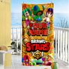 Supercell Customizable Name Beach Towel Super Soft & Absorbent Suitable for Sports Travel Swimming Yoga Bathroom Beach And Pool