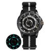 BERNY Automatic Men's Skeleton Watch 5ATM Luminous Sapphire Exhibition 3D Dial 316L Steel MIYOTA 82S0 Mechanical Watches for Men